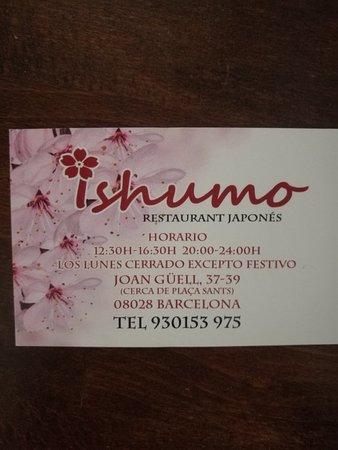 Restaurante Ishumo
