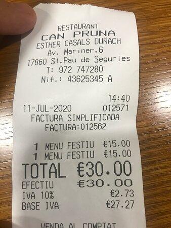 Restaurant Can Pruna